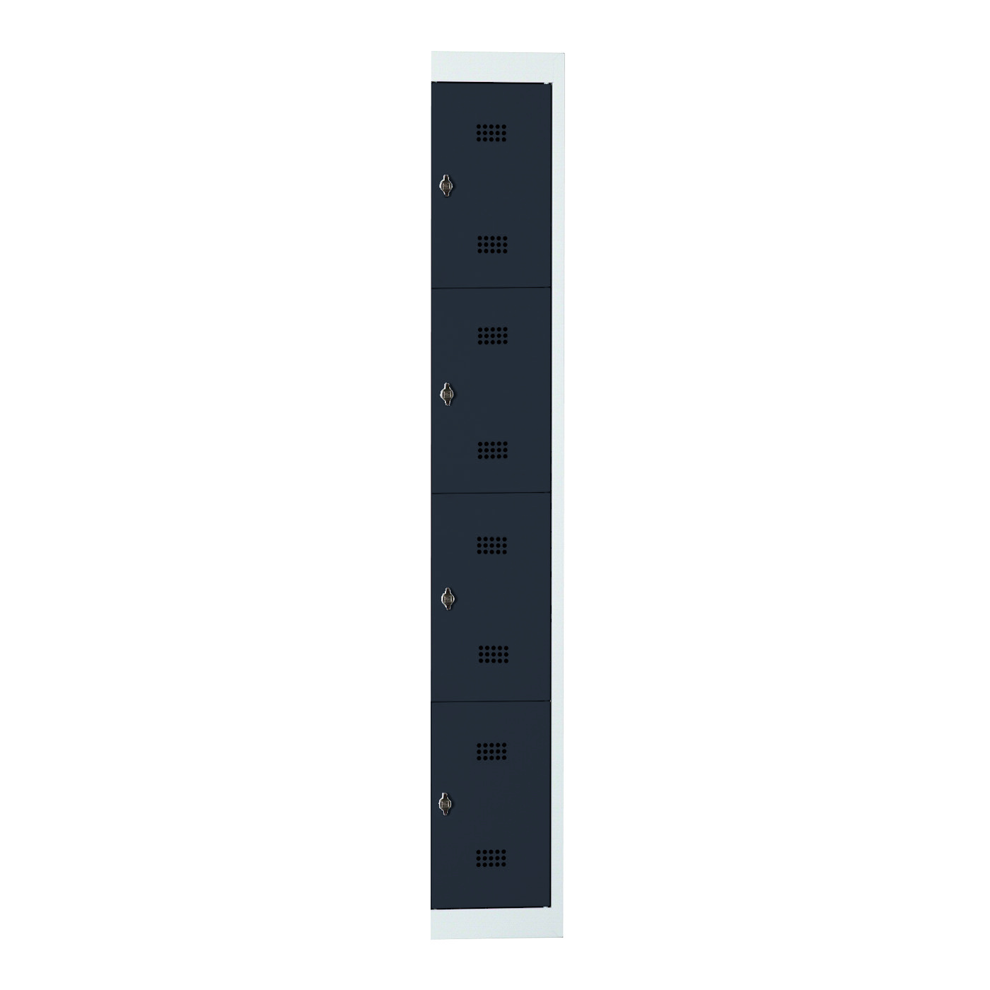 Wolf Fächerschrank-System Serie 30 Anbauelement Abteilbreite 300 mm 1 Abteil x 4 Fächer Anthrazitgrau RAL 7016