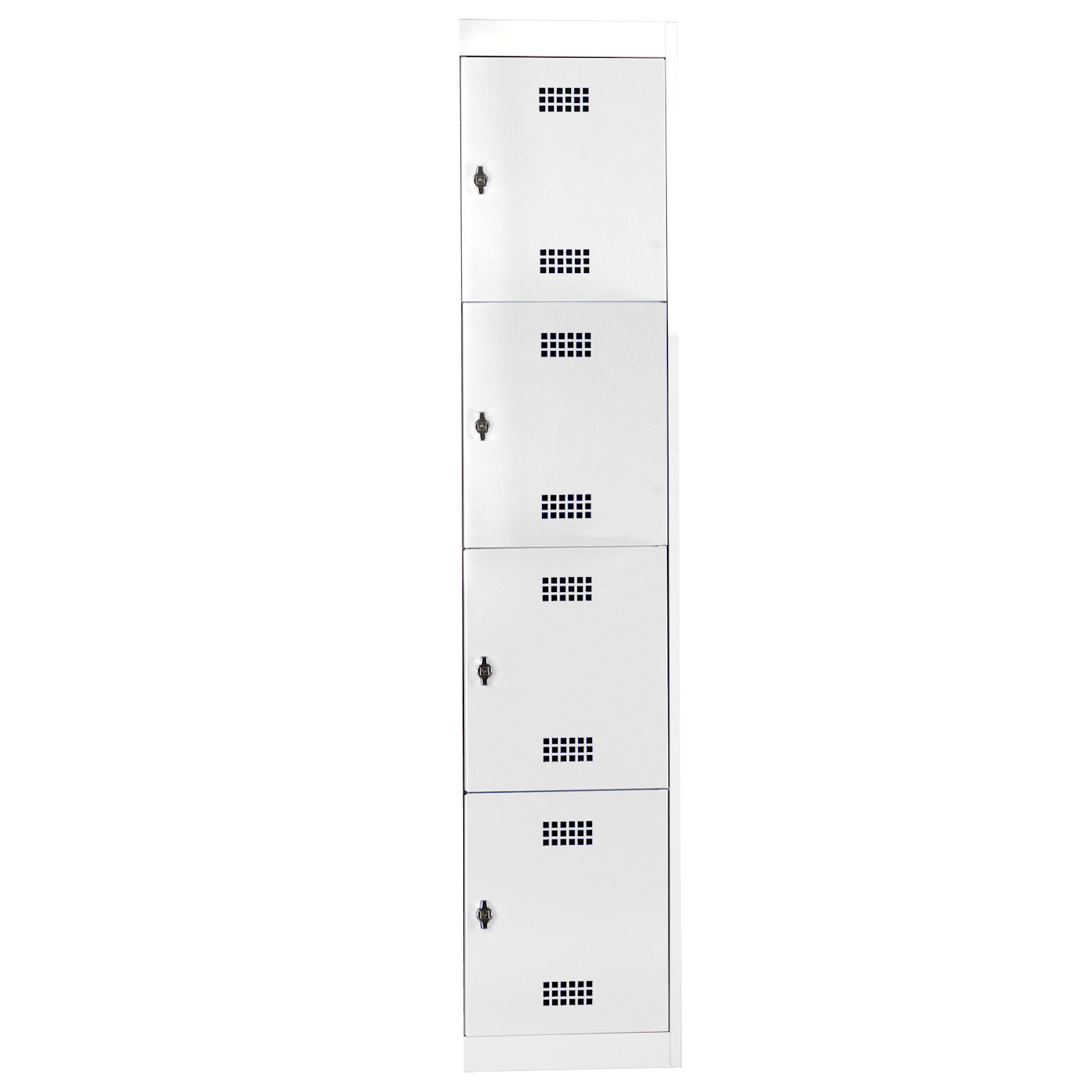 Wolf Fächerschrank-System Serie 30 Anbauelement, Sockel, Abteilbreite 400 mm, 2 Abteile Lichtgrau RAL 7035